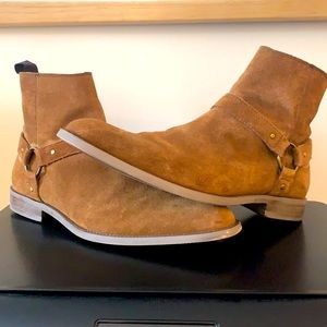 BP x Alex Costa Brown Suede Chelsea Boots